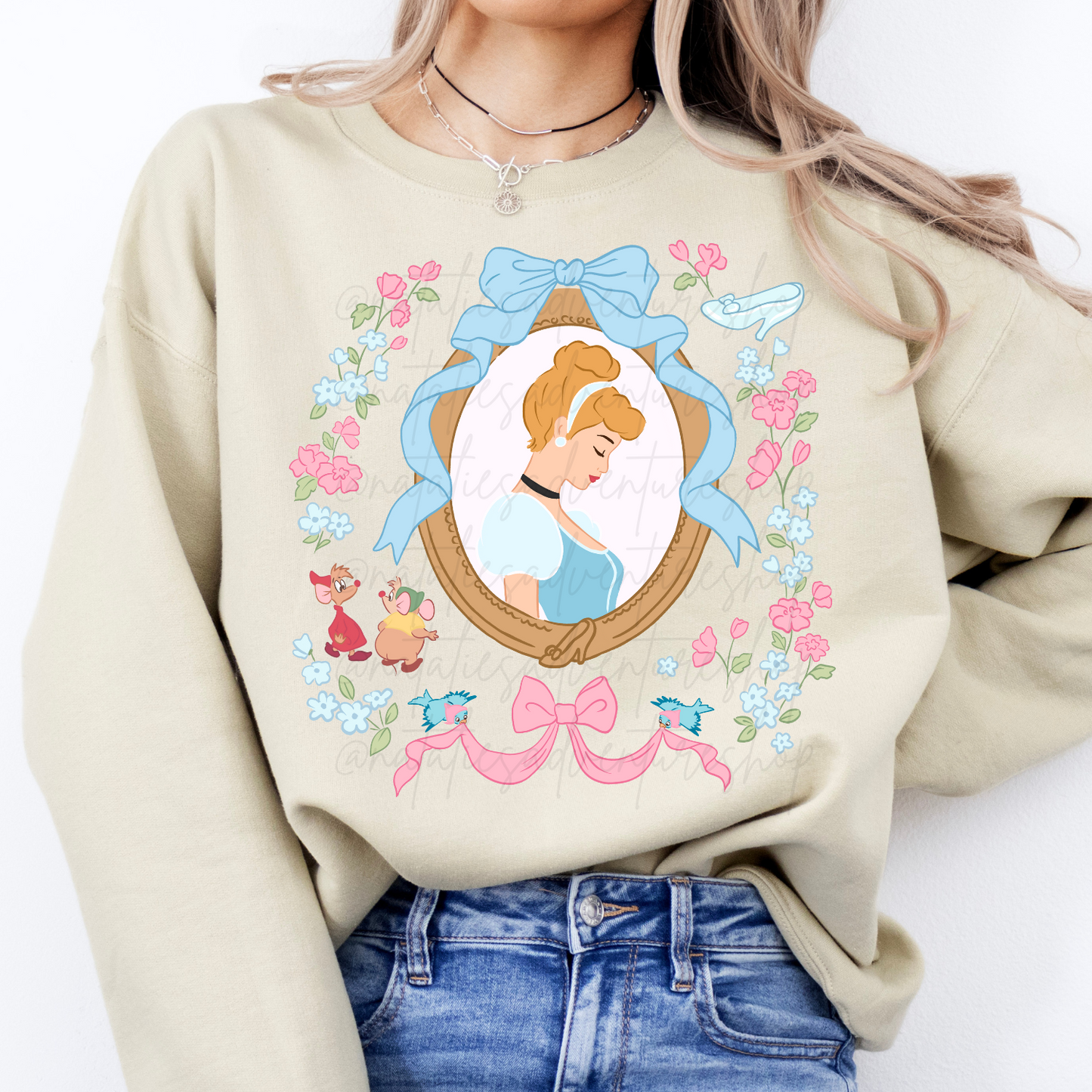 *Pre-Order* Cindy Princess Portrait Crewneck