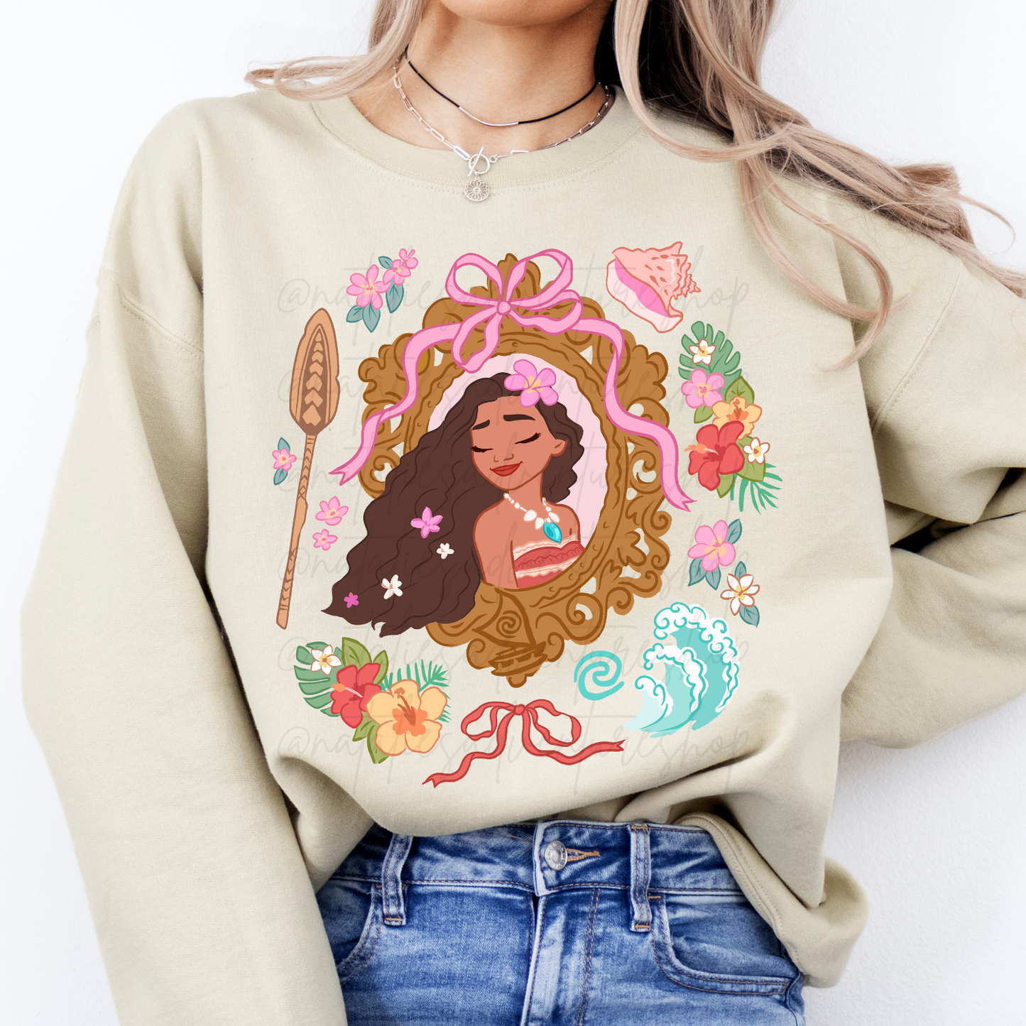 *Pre-Order* Wavefinder Portrait Princess Crewneck
