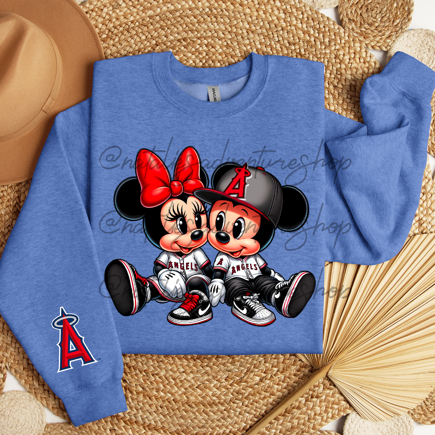 *Pre-Order* Sports Mouse Crewnecks (Angels & Mets)