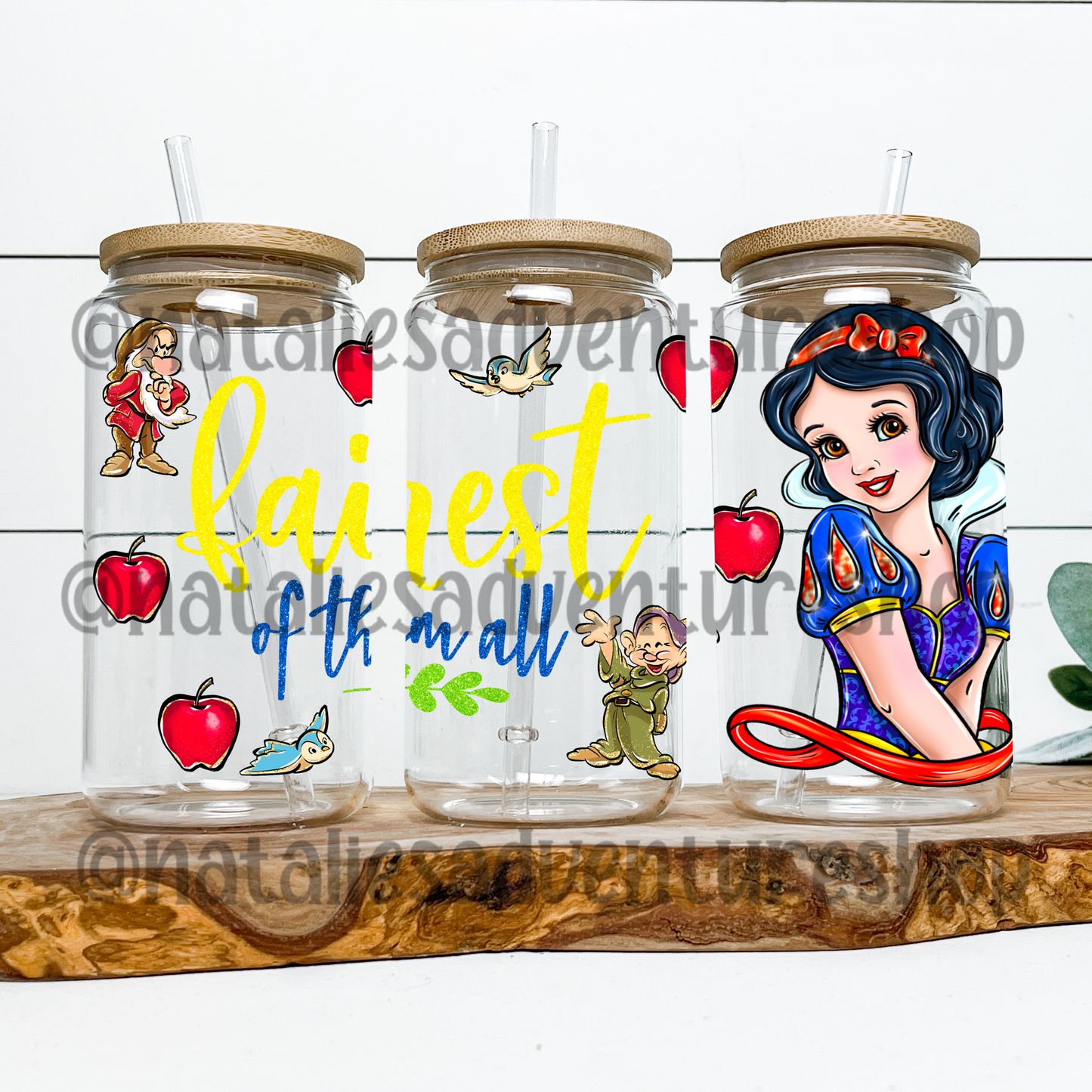 *Pre-Order* Princess 16oz Snowglobe Glass Cans