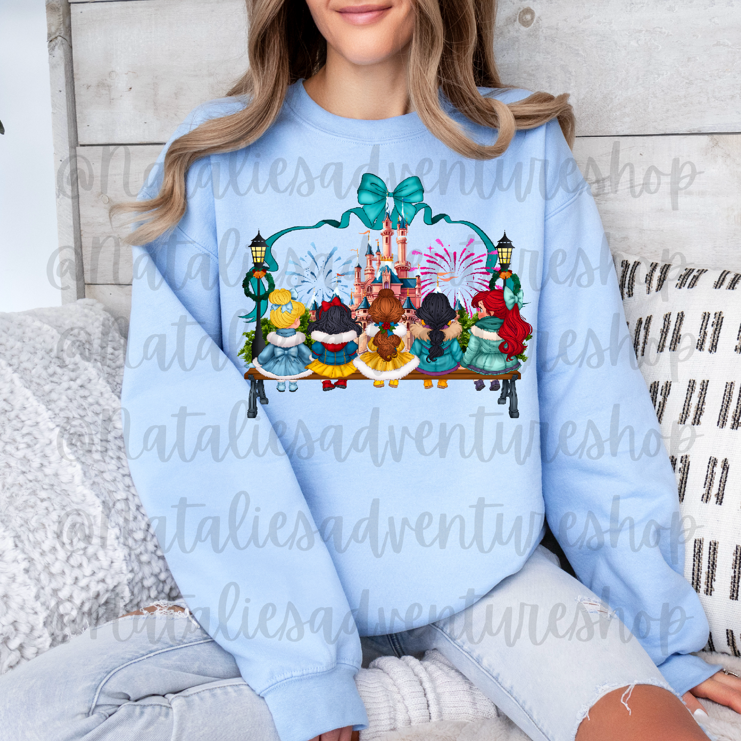 *Pre-Order* Princess Christmas Crewneck