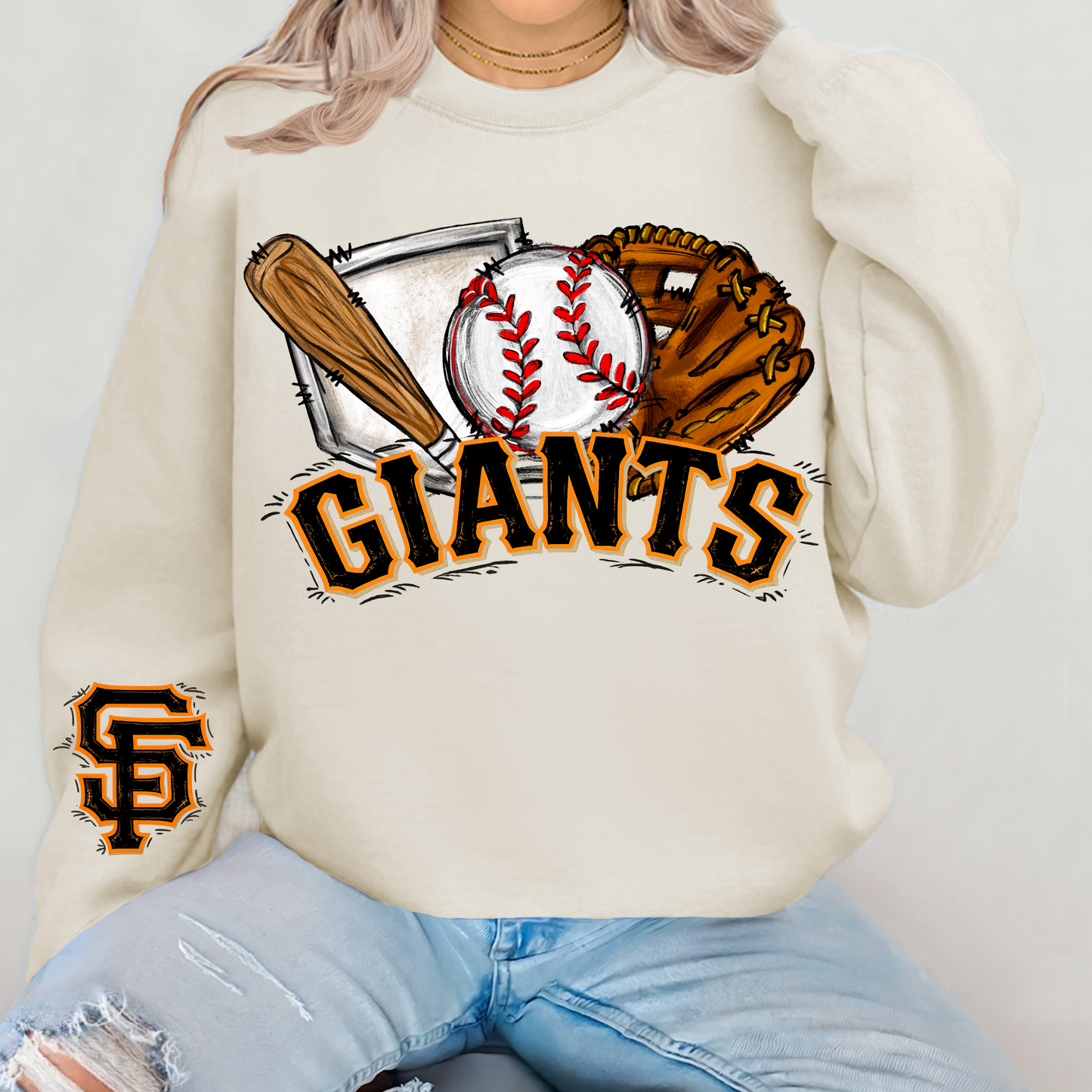 *Pre-Order* Doodle SFGiants Hoodie/Crewneck