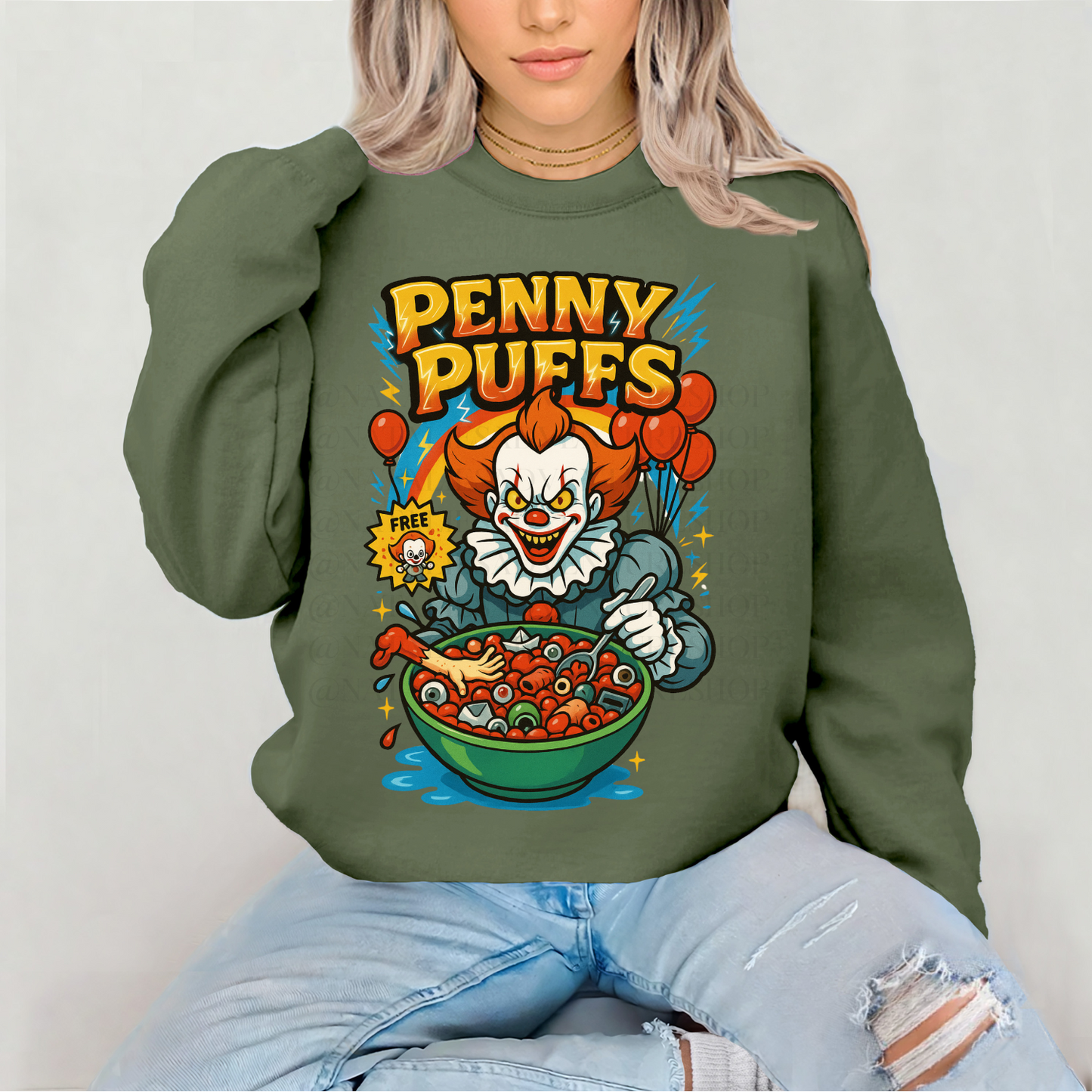 *Pre-Order* Penny Puffs Cereal Crewneck