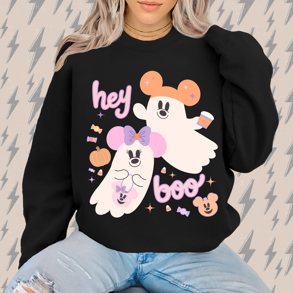 *Pre-Order* Hey Boo Crewneck