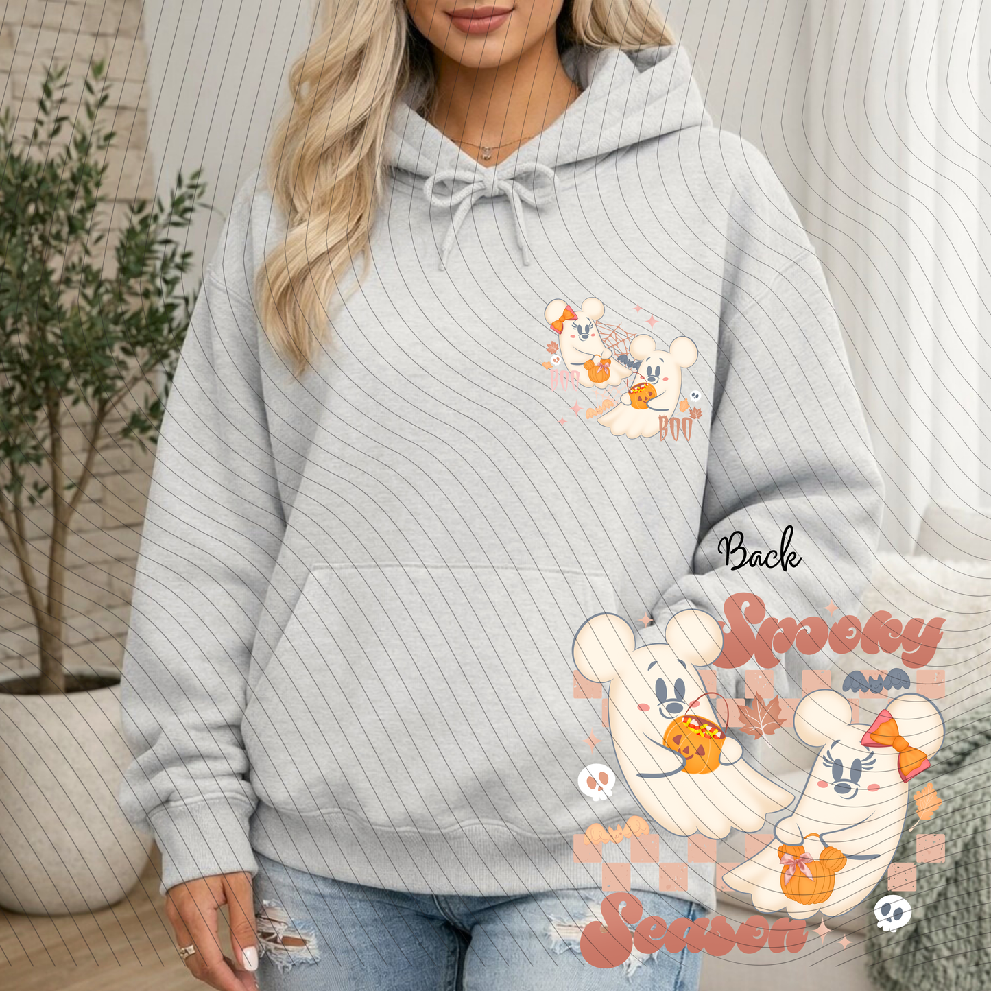 *Pre-Order* Pink Spooky Season Hoodie/Crewneck