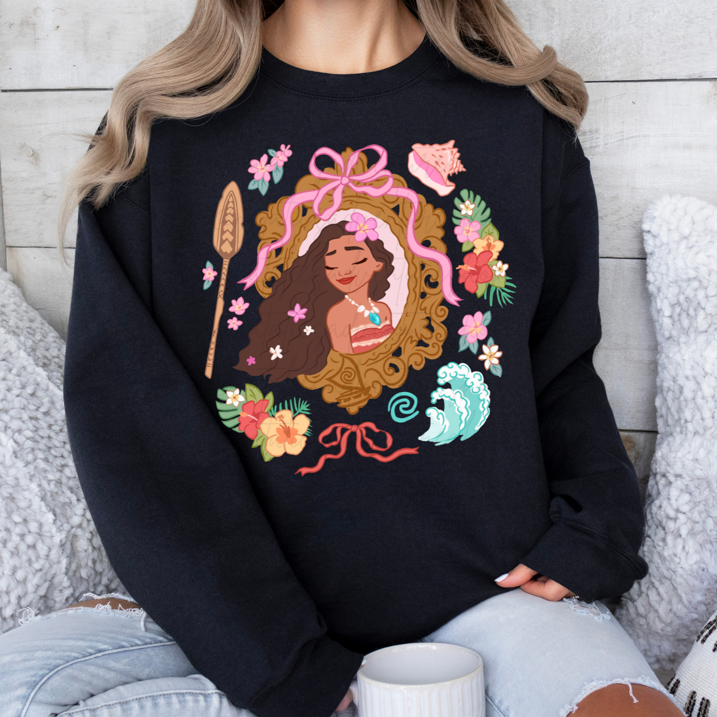 *Pre-Order* Wavefinder Portrait Princess Crewneck