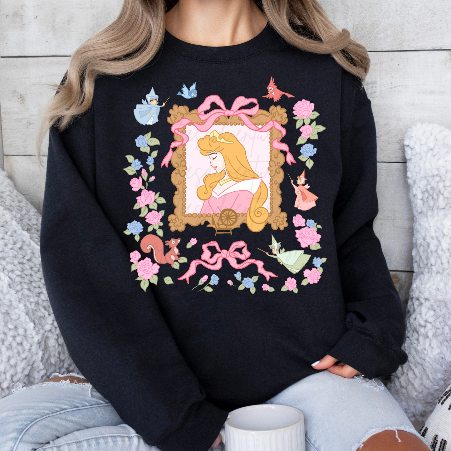 *Pre-Order* Briar Rose Princess Portrait Crewneck