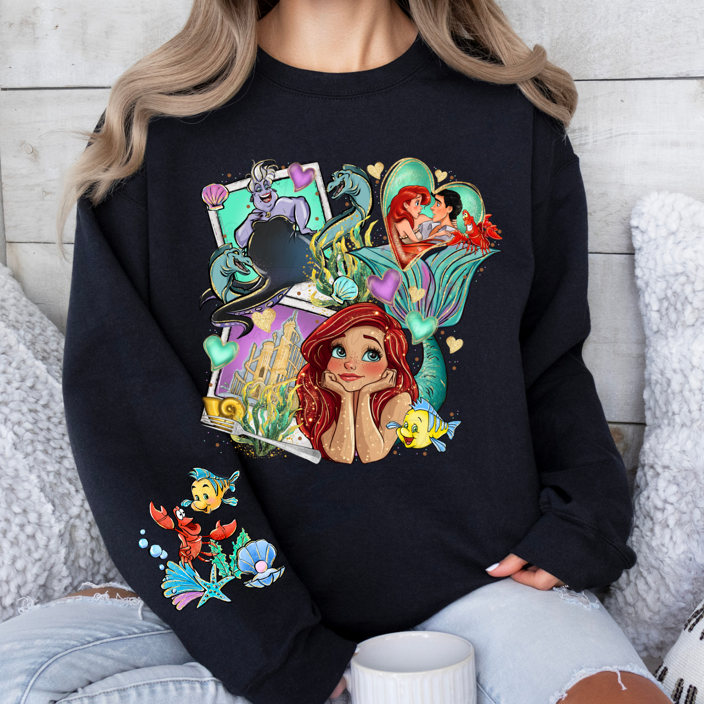 *Pre-Order* Mermaid Princess Cartoon Crewneck