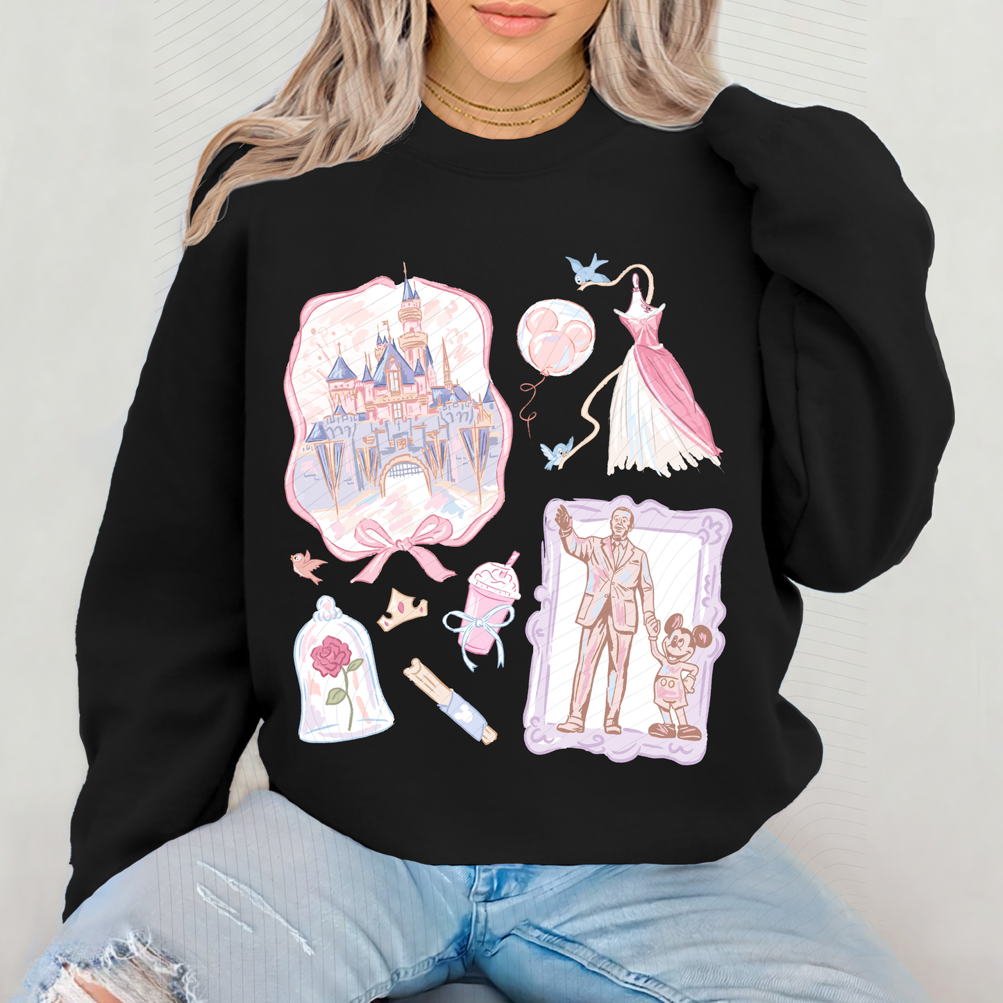 *Pre-Order* Spring Magic Castle Crewneck