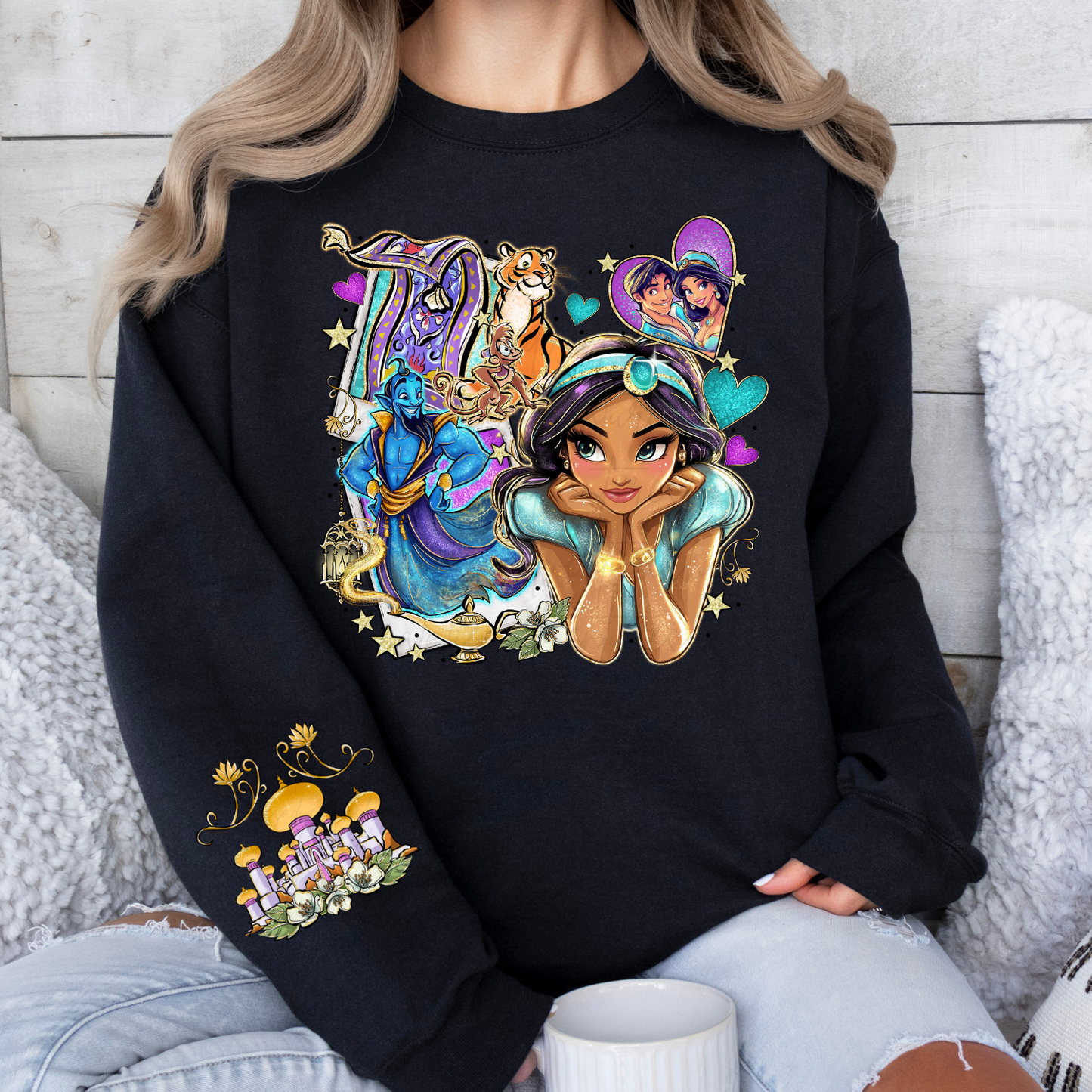 *Pre-Order* Arabian Princess Cartoon Crewneck