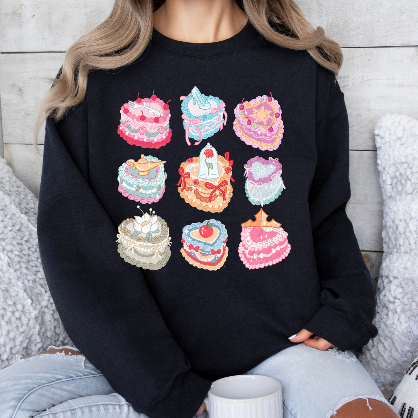 *Pre-Order* Princess Cakes Cartoon Crewneck