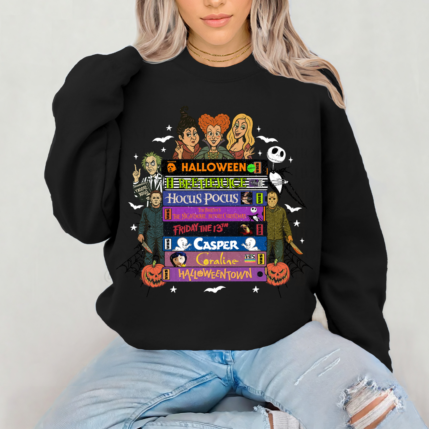 *Pre-Order* Halloween VHS Tapes Crewneck