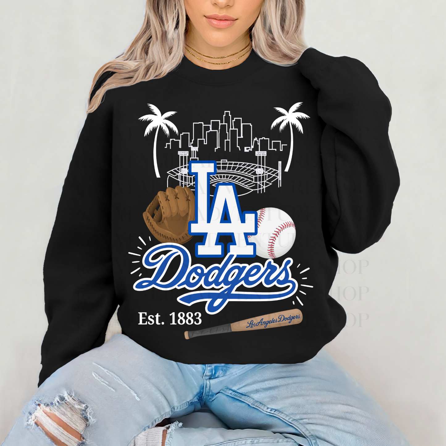 *Pre-Order* LA Dodg Stadium Crewneck