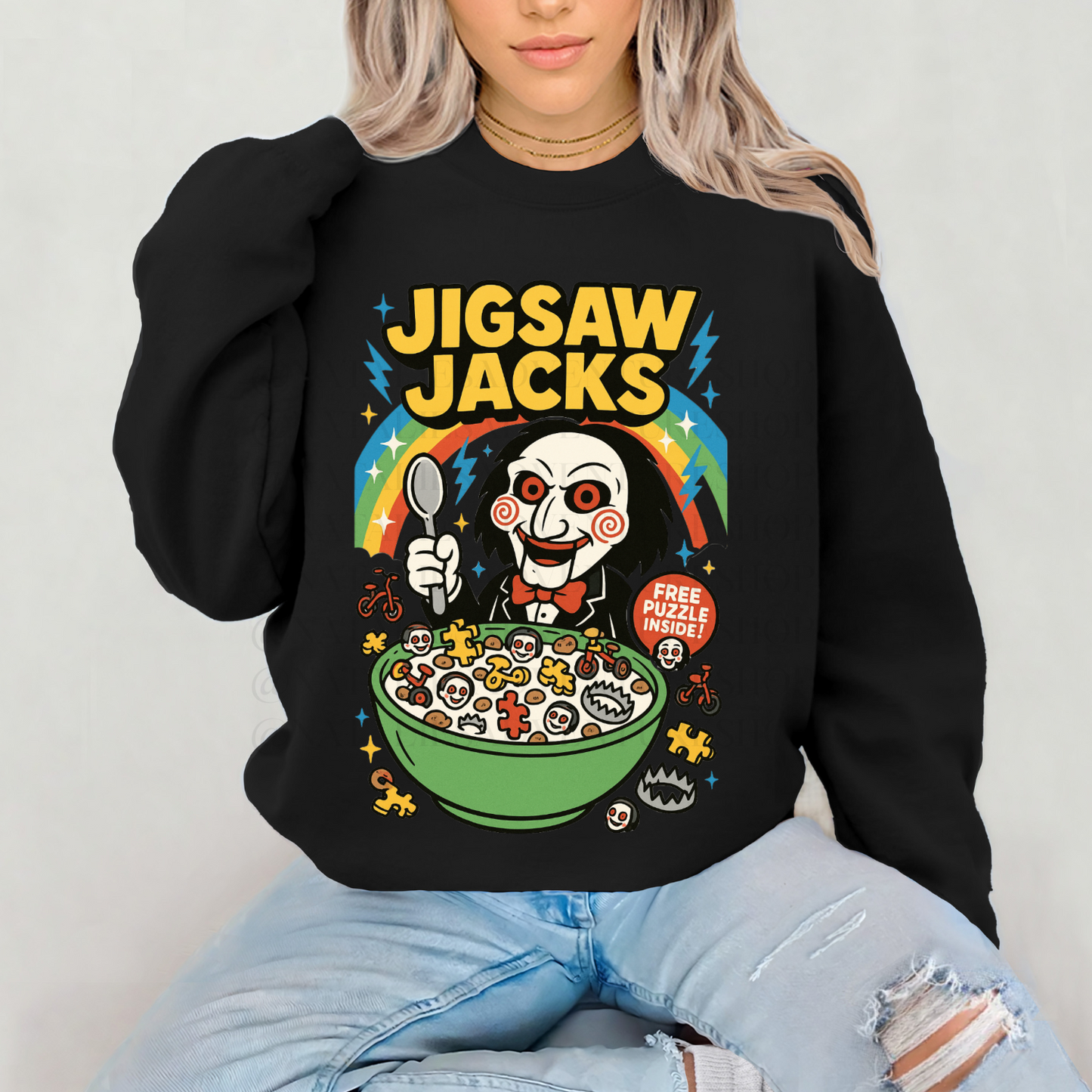 *Pre-Order* Jigsaw Jacks Cereal Crewneck