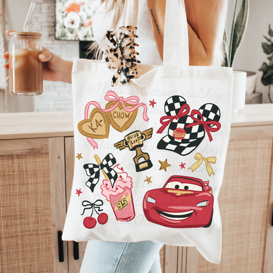*Pre-Order* Coquette McQueen Canvas Tote Bag