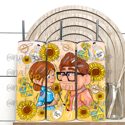 *Pre-Order* C + E Sunflower 20oz Stainless Steel Tumbler