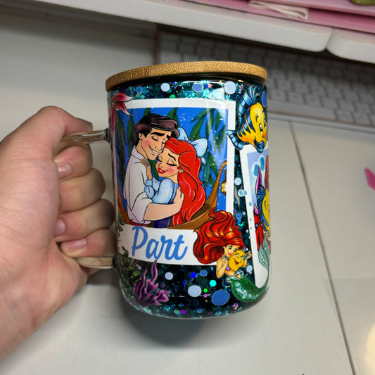 *Pre-Order* Part of your World 15oz Snowglobe Glass Mug