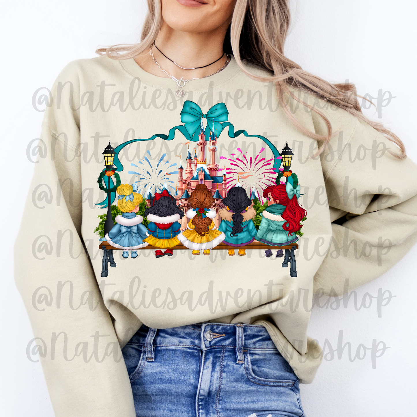 *Pre-Order* Princess Christmas Crewneck