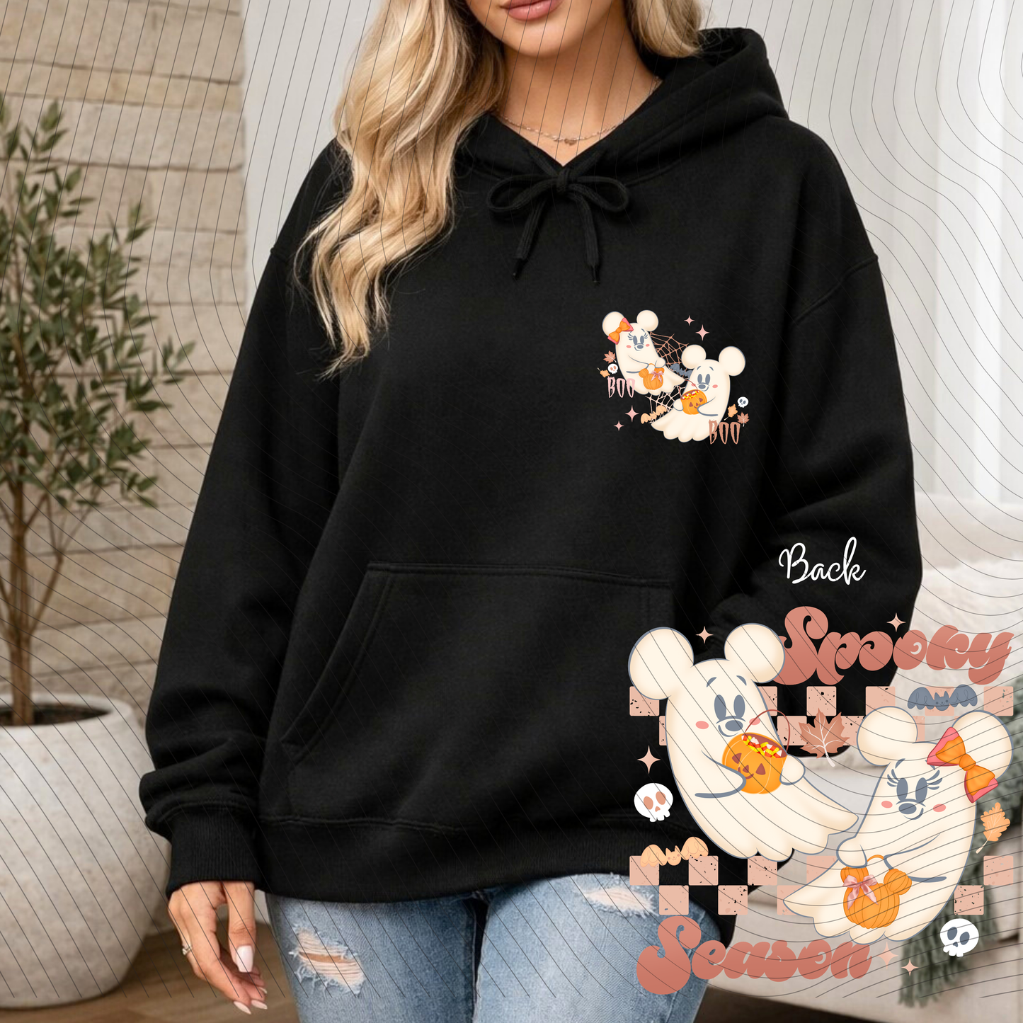 *Pre-Order* Pink Spooky Season Hoodie/Crewneck