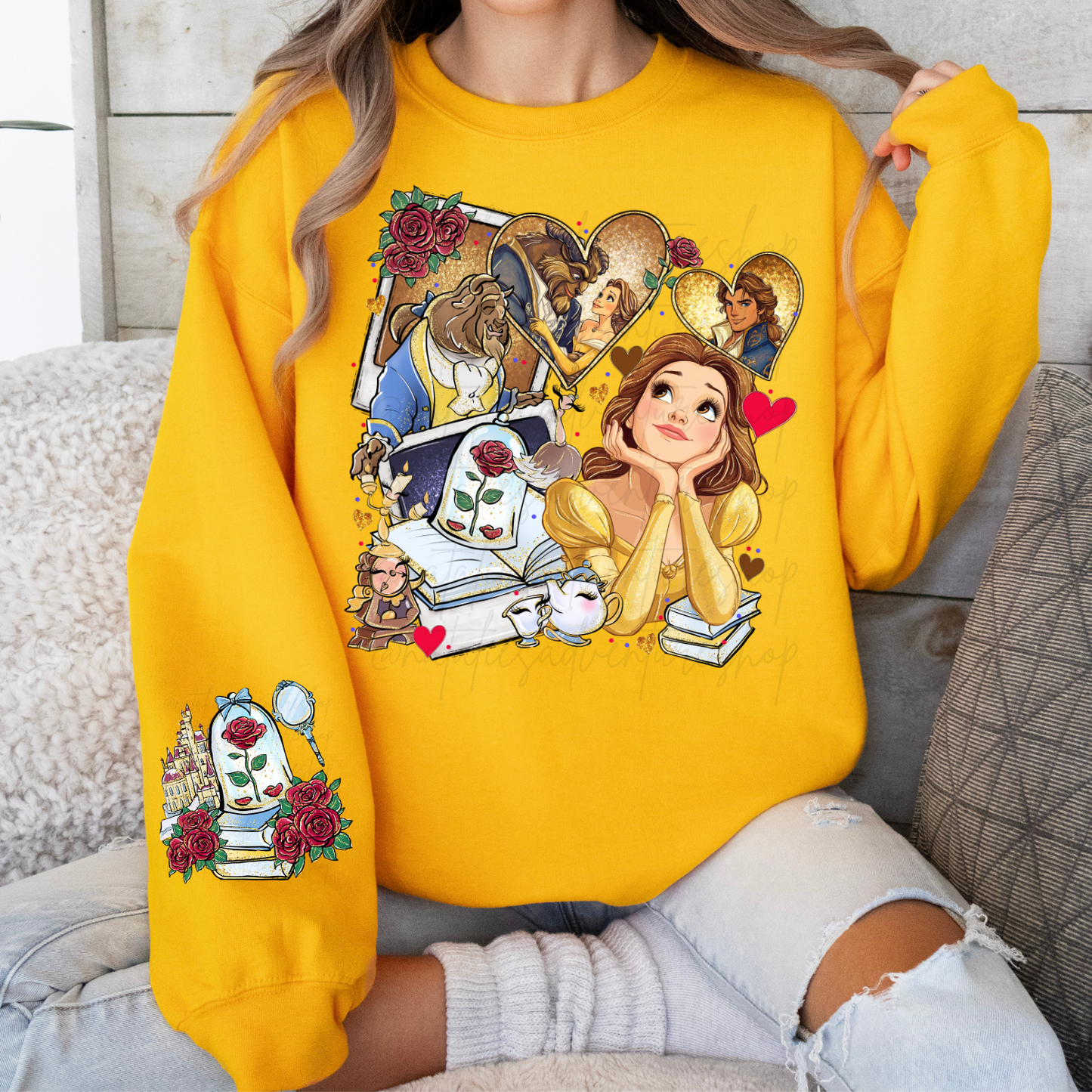 *Pre-Order* Beauty Princess Cartoon Crewneck