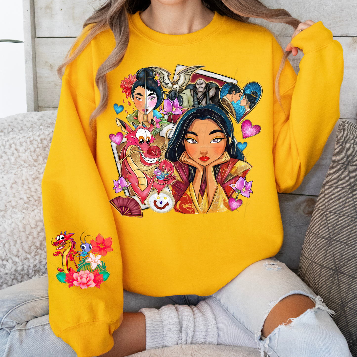 *Pre-Order* Loyal, Brave, True Princess Cartoon Crewneck