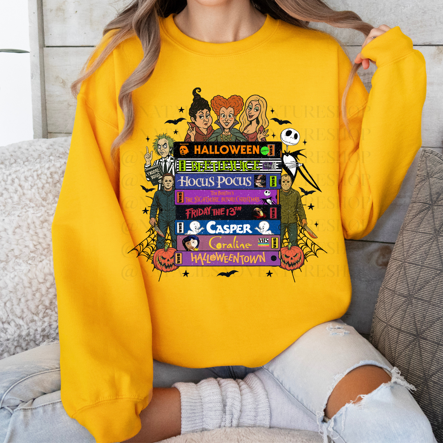 *Pre-Order* Halloween VHS Tapes Crewneck