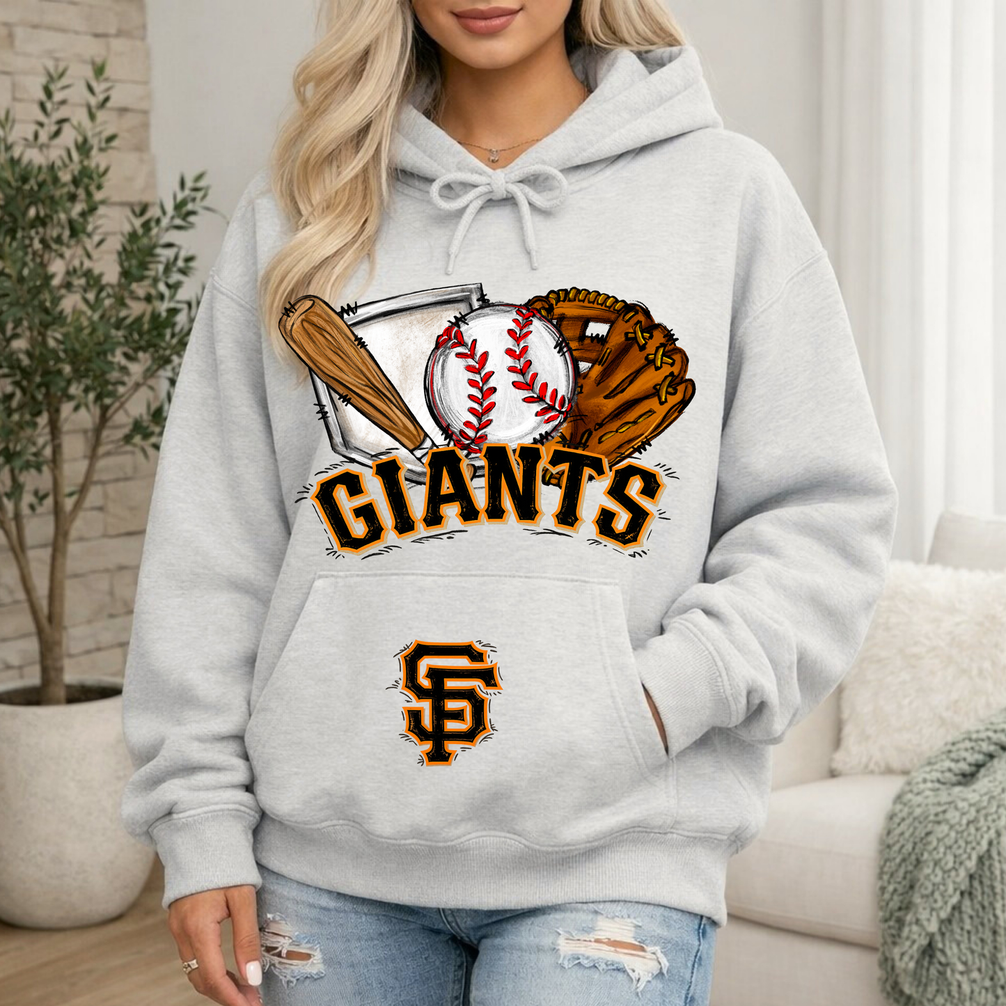 *Pre-Order* Doodle SFGiants Hoodie/Crewneck