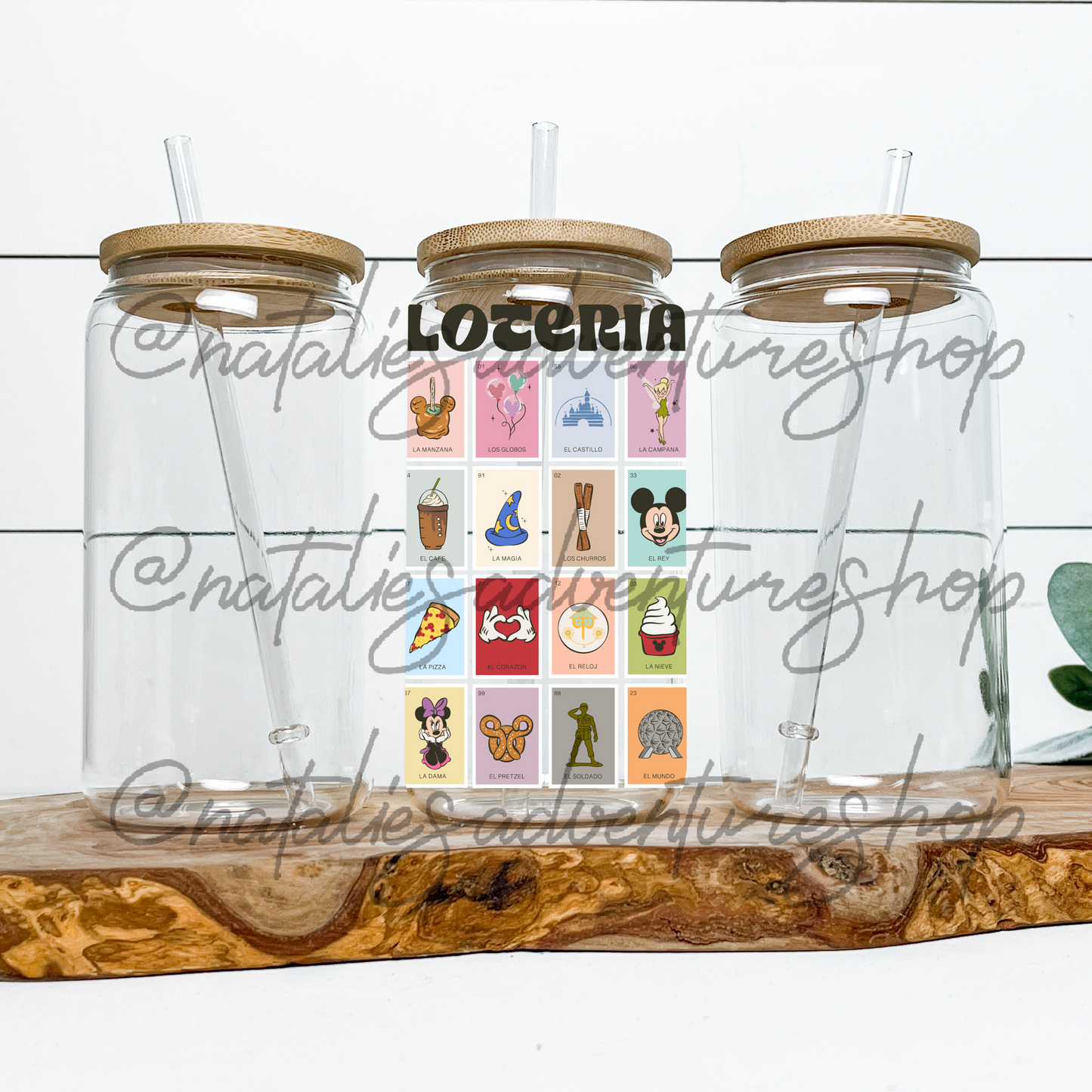 *Pre-Order* Magical Loteria 16oz Glass Can