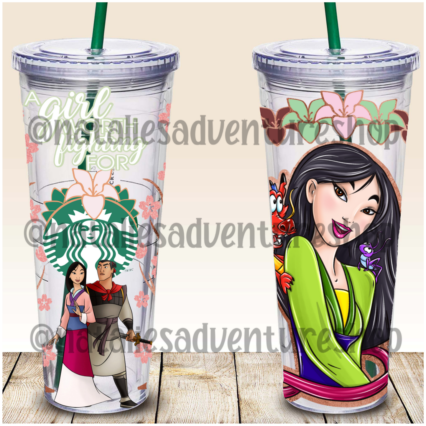 *Pre-Order* Princess 24oz Snowglobe Tumbler