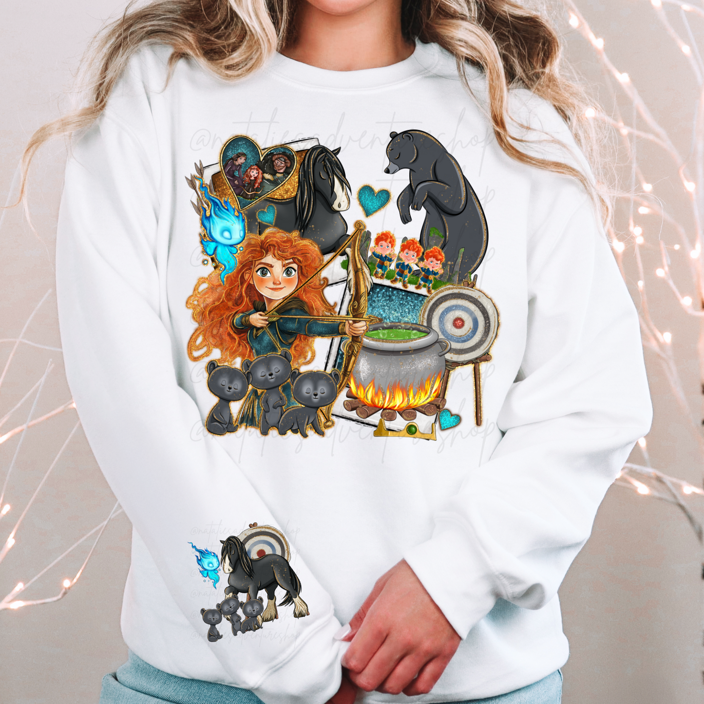 *Pre-Order* Scottish Princess Cartoon Crewneck