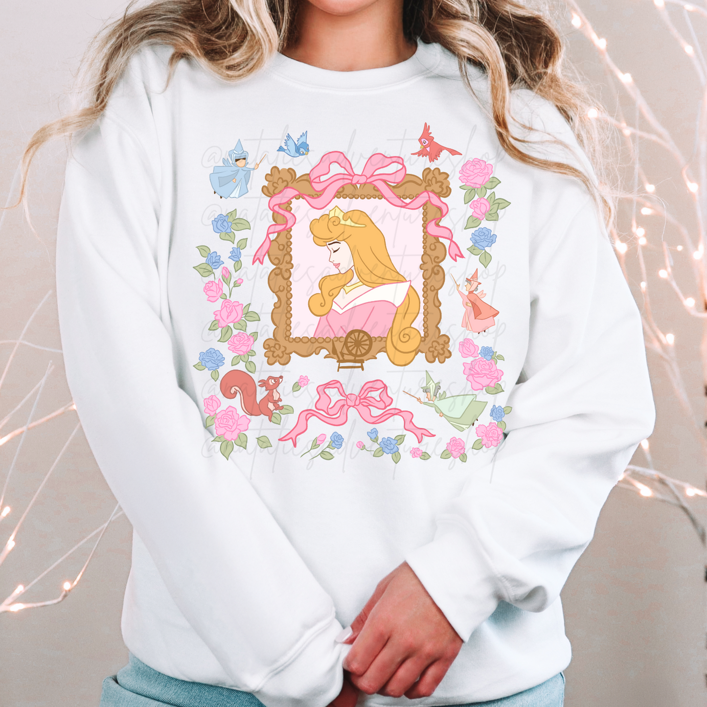 *Pre-Order* Briar Rose Princess Portrait Crewneck