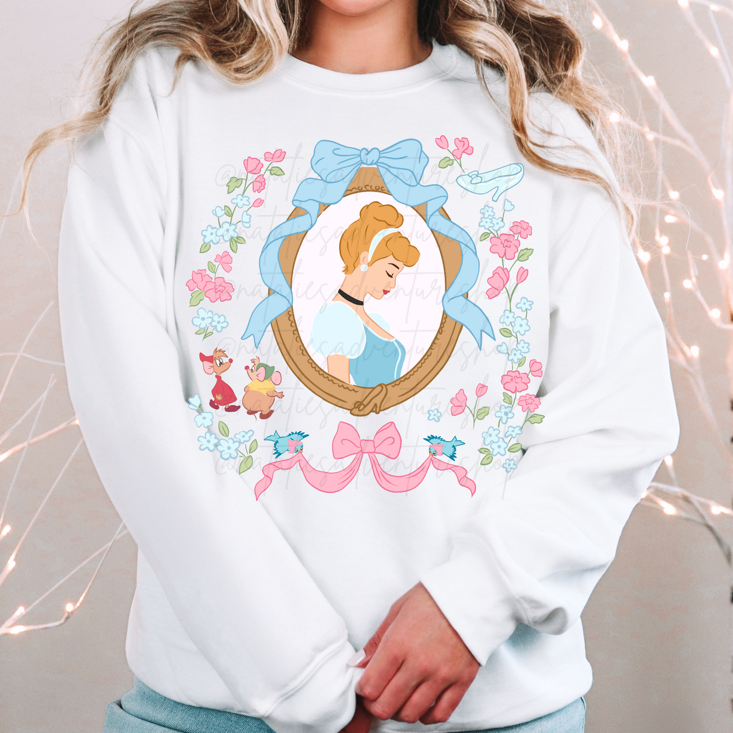 *Pre-Order* Cindy Princess Portrait Crewneck