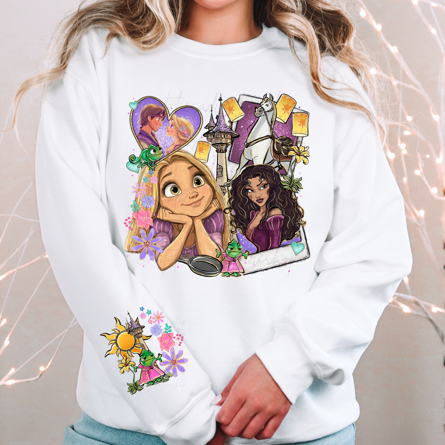 *Pre-Order* Punzie Princess Cartoon Crewneck