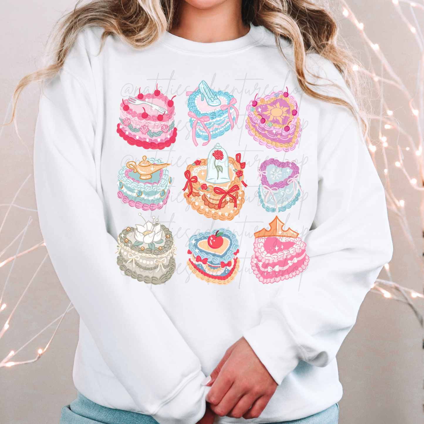 *Pre-Order* Princess Cakes Cartoon Crewneck