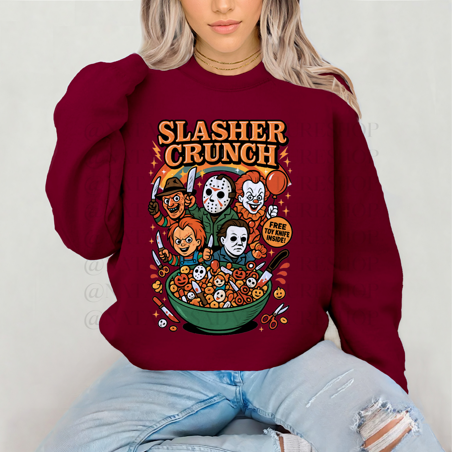 *Pre-Order* Slasher Crunch Cereal Crewneck