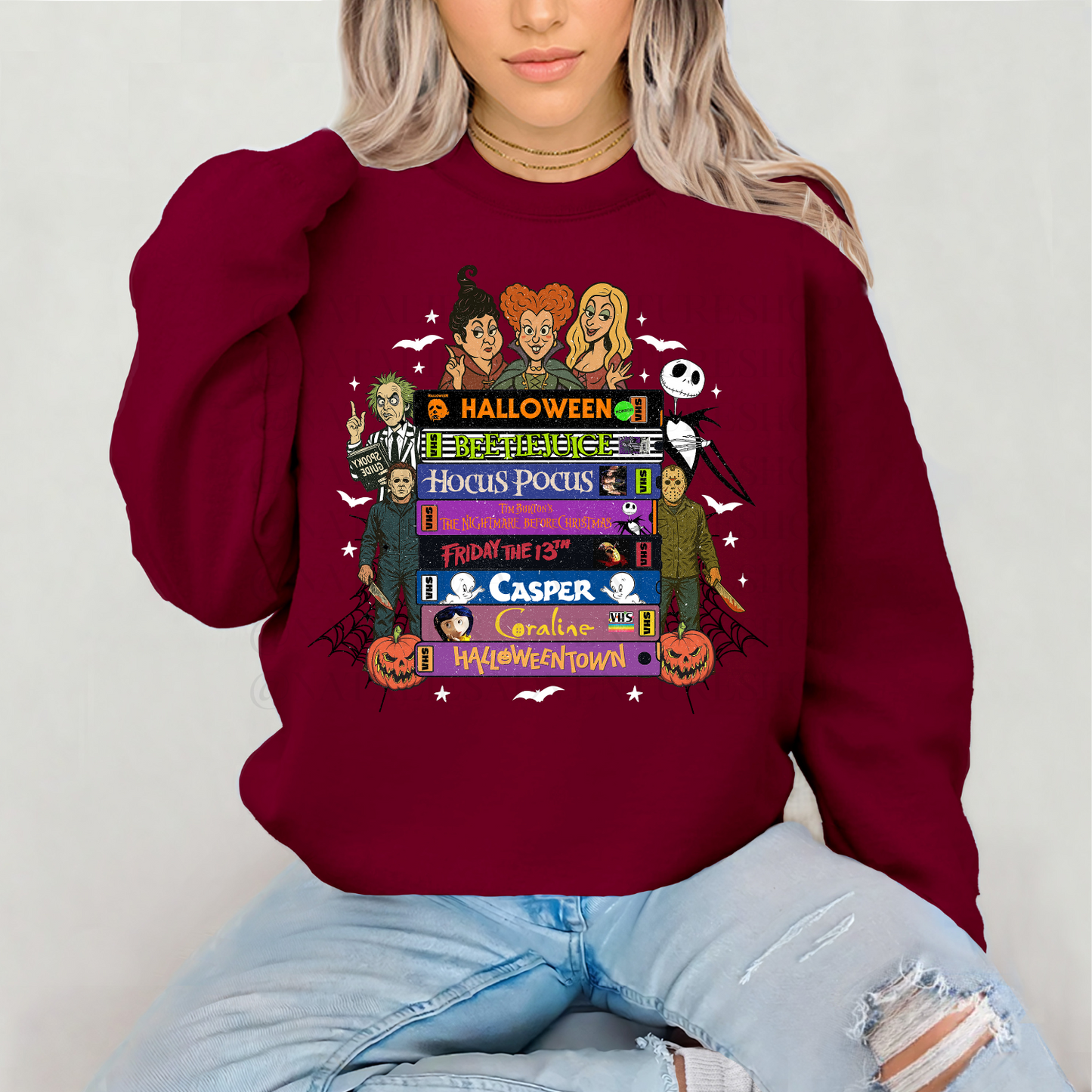 *Pre-Order* Halloween VHS Tapes Crewneck