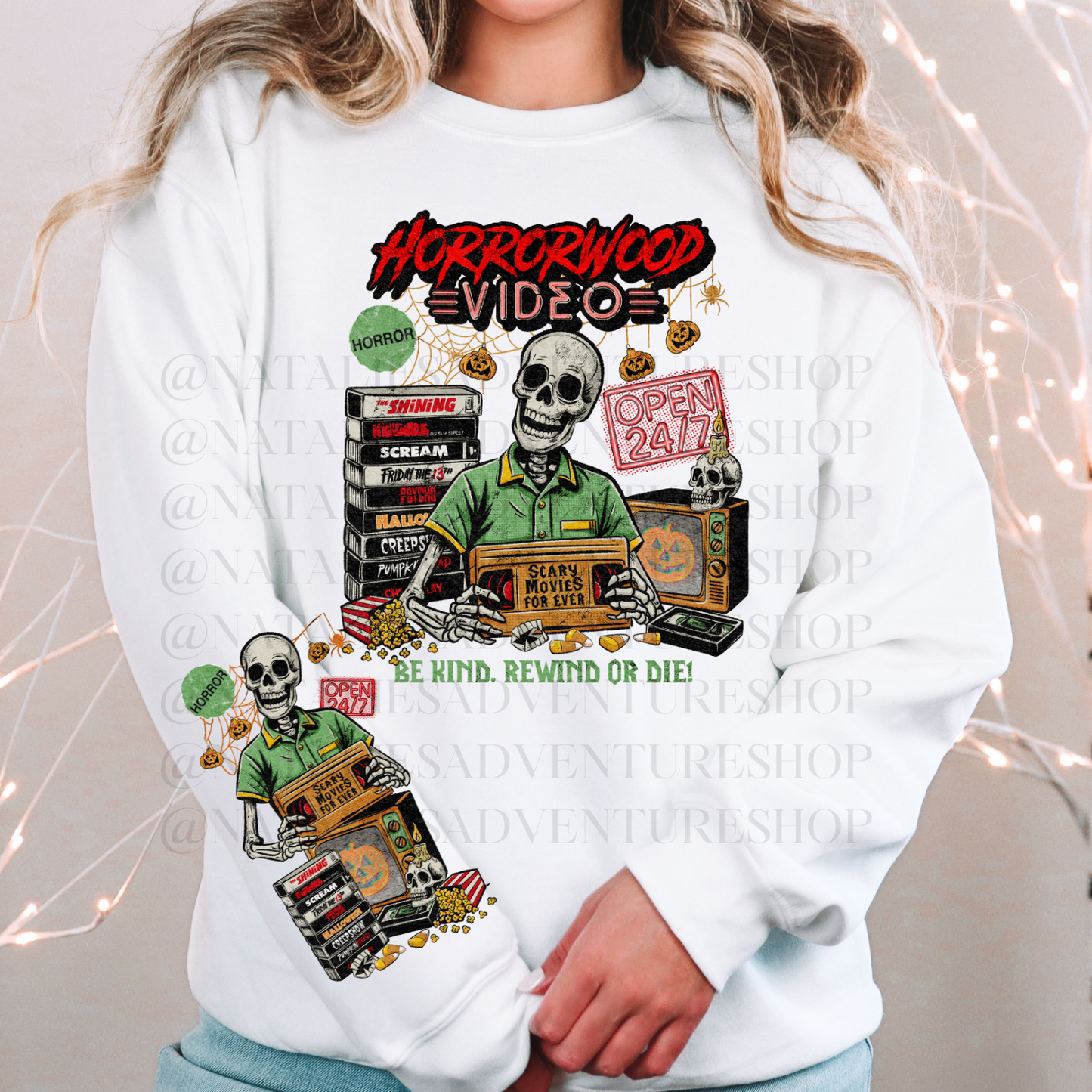 *Pre-Order* HorrorWood Movies Crewneck