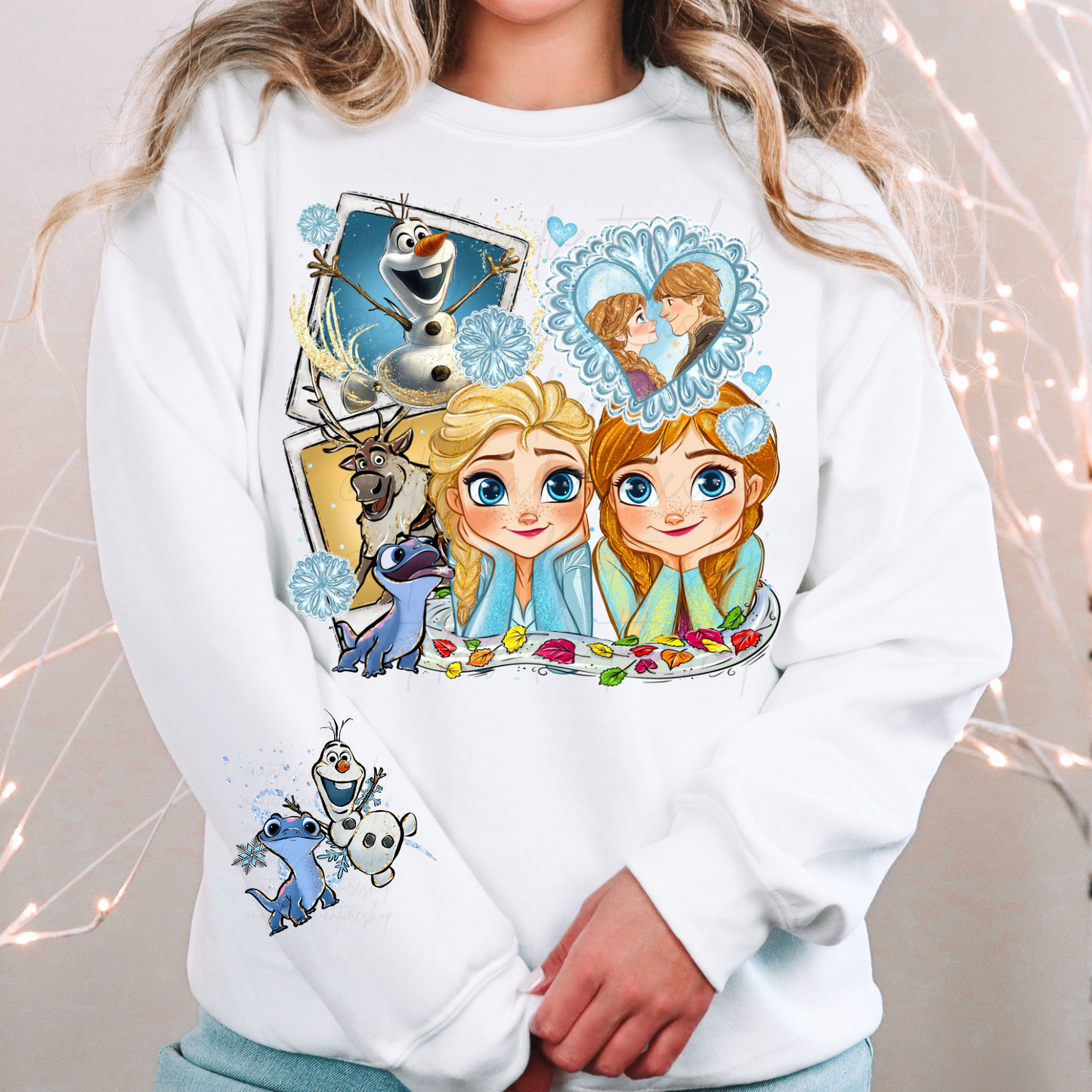*Pre-Order* Frozen Sisters Princess Cartoon Crewneck