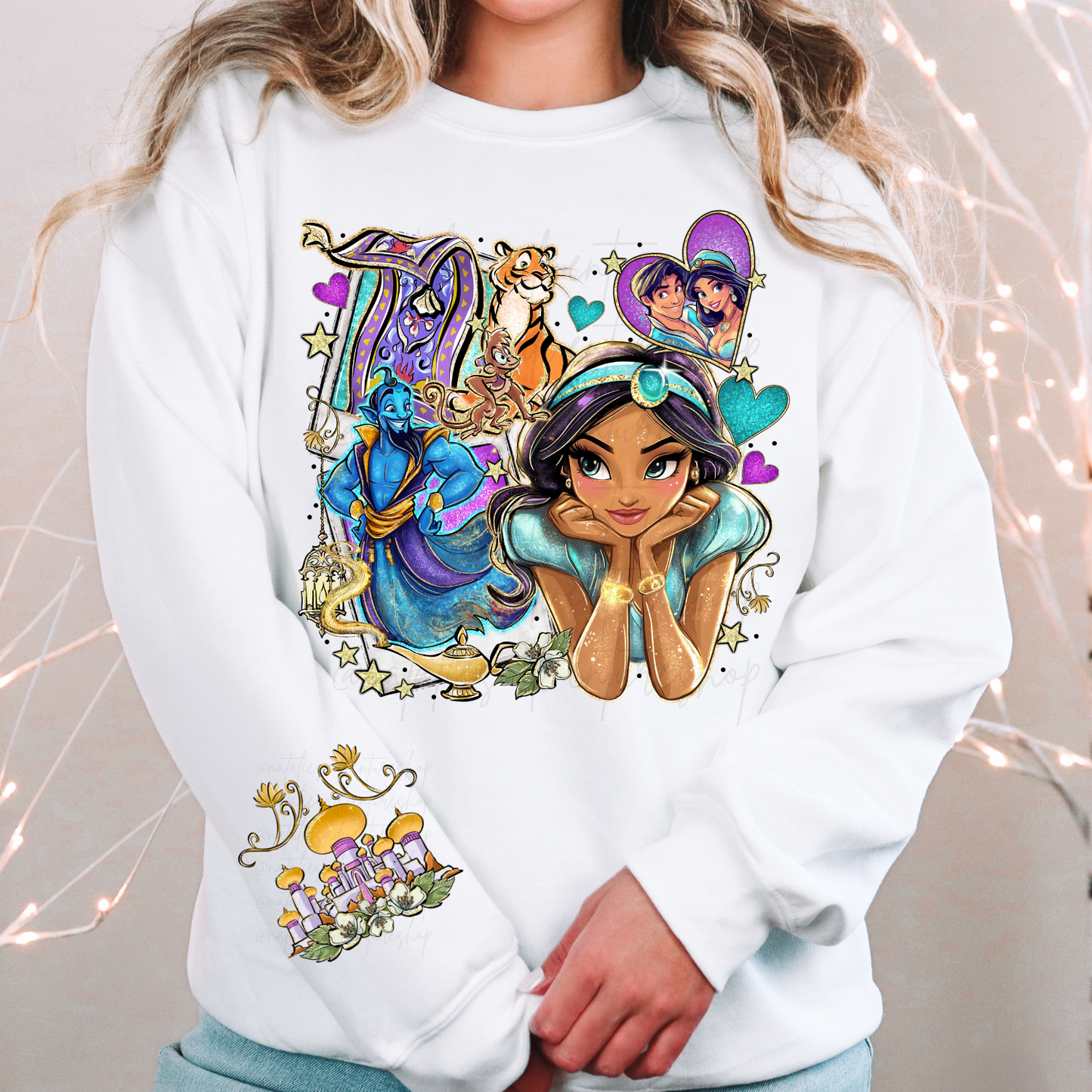 *Pre-Order* Arabian Princess Cartoon Crewneck