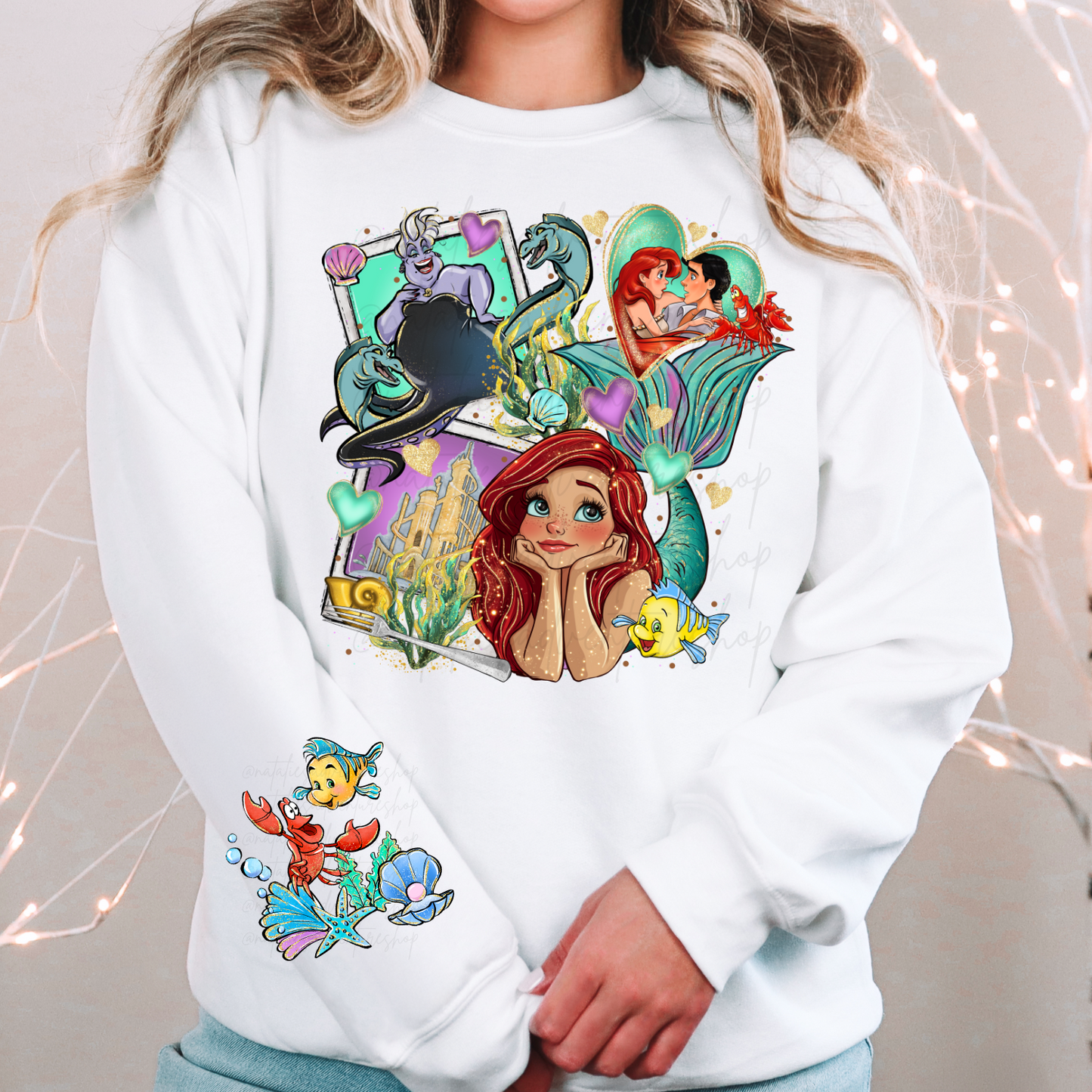 *Pre-Order* Mermaid Princess Cartoon Crewneck