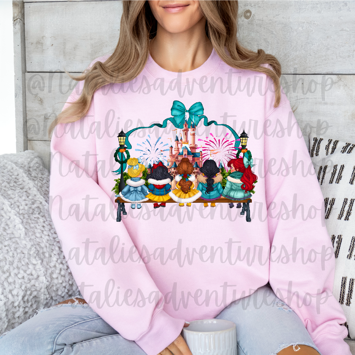 *Pre-Order* Princess Christmas Crewneck