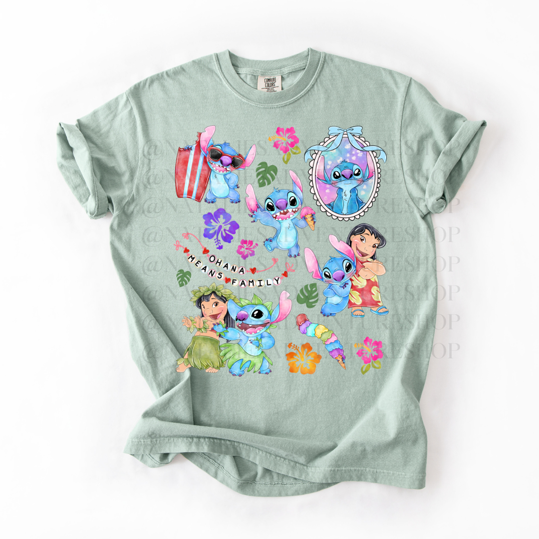 *Pre-Order* Ohana Means Fam T-Shirt (Comfort Colors)