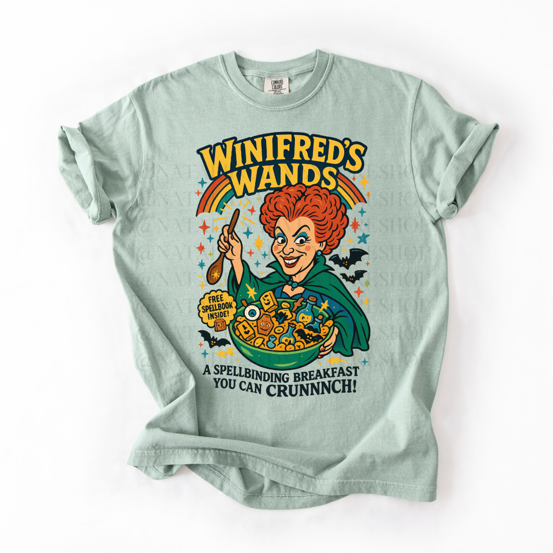 *Pre-Order* Winifred Wands Cereal T-Shirt (Comfort Colors)