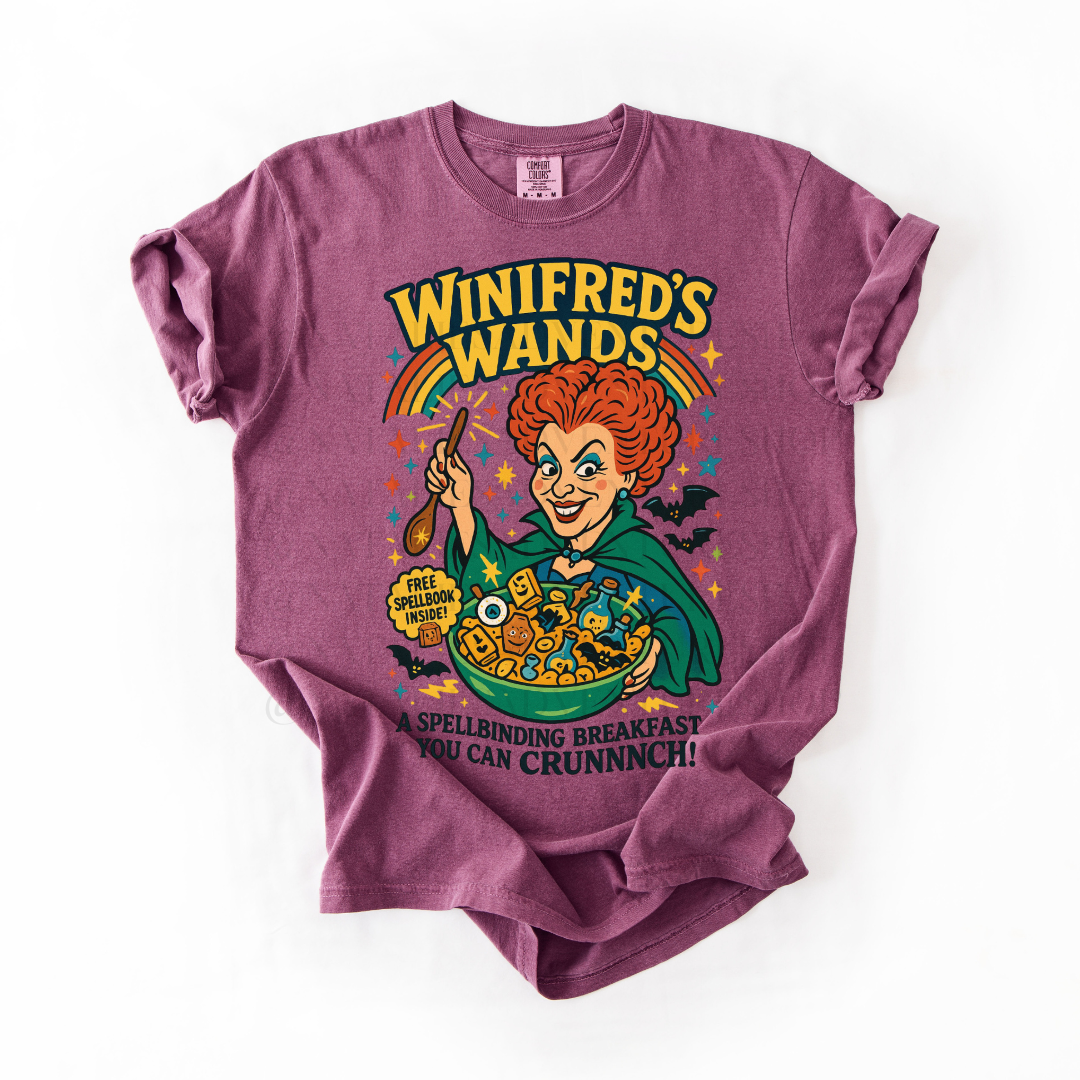 *Pre-Order* Winifred Wands Cereal T-Shirt (Comfort Colors)