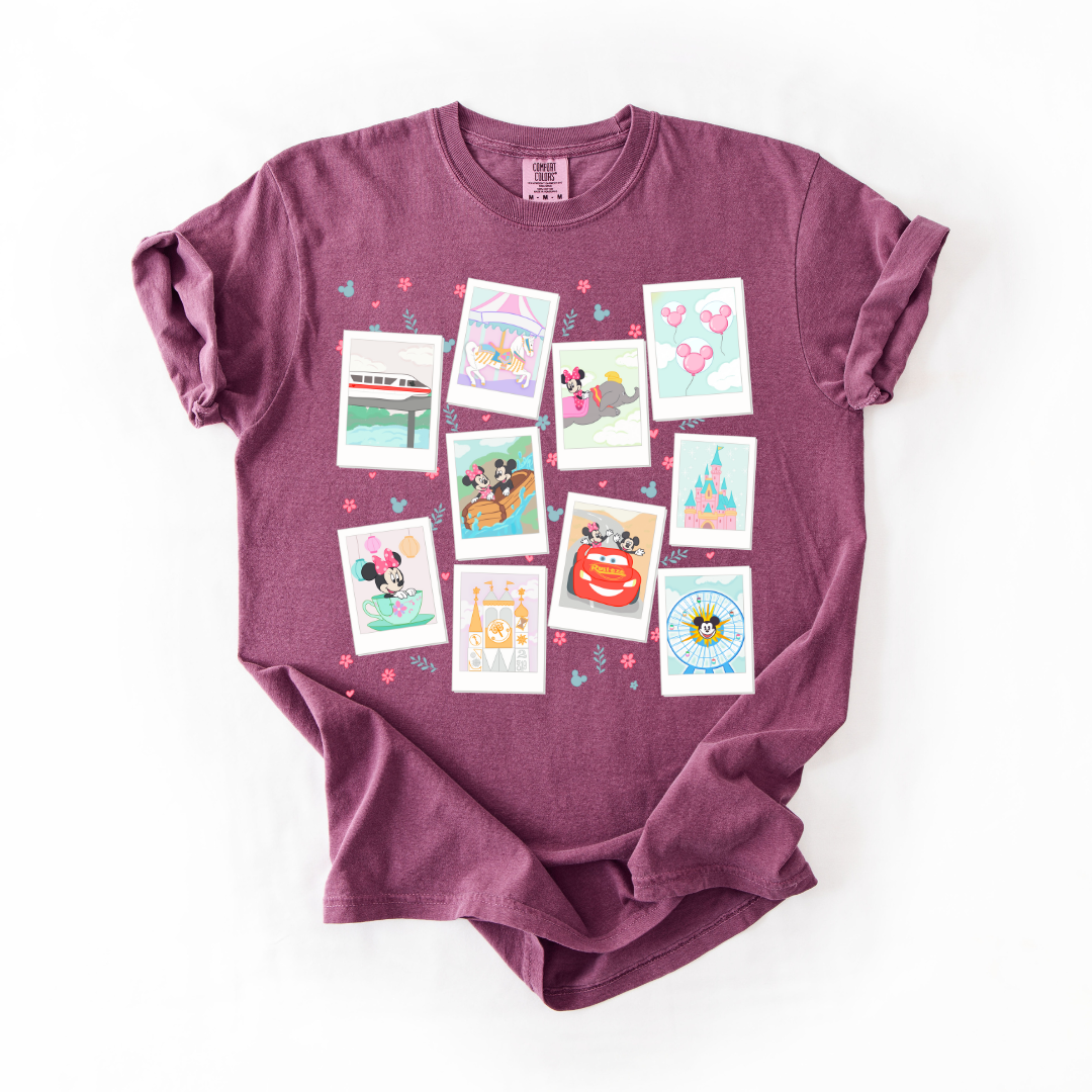 *Pre-Order* Land Polaroids T-Shirt (Comfort Colors)
