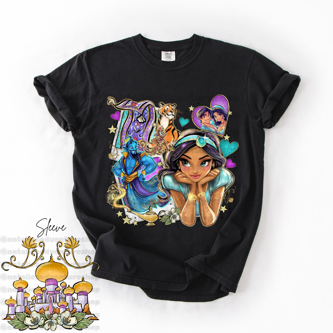 *Pre-Order* Arabian Princess Cartoon T-Shirt (Comfort Colors)
