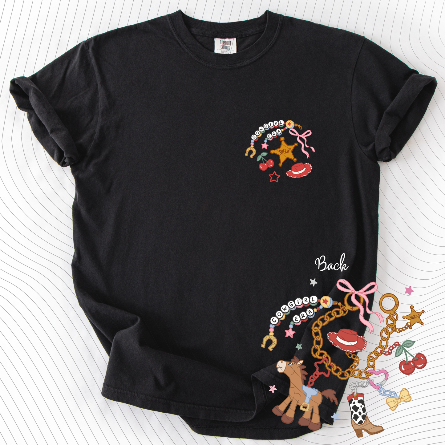 *Pre-Order* Cowgirl Charm Front Back T-Shirt(Comfort Colors)
