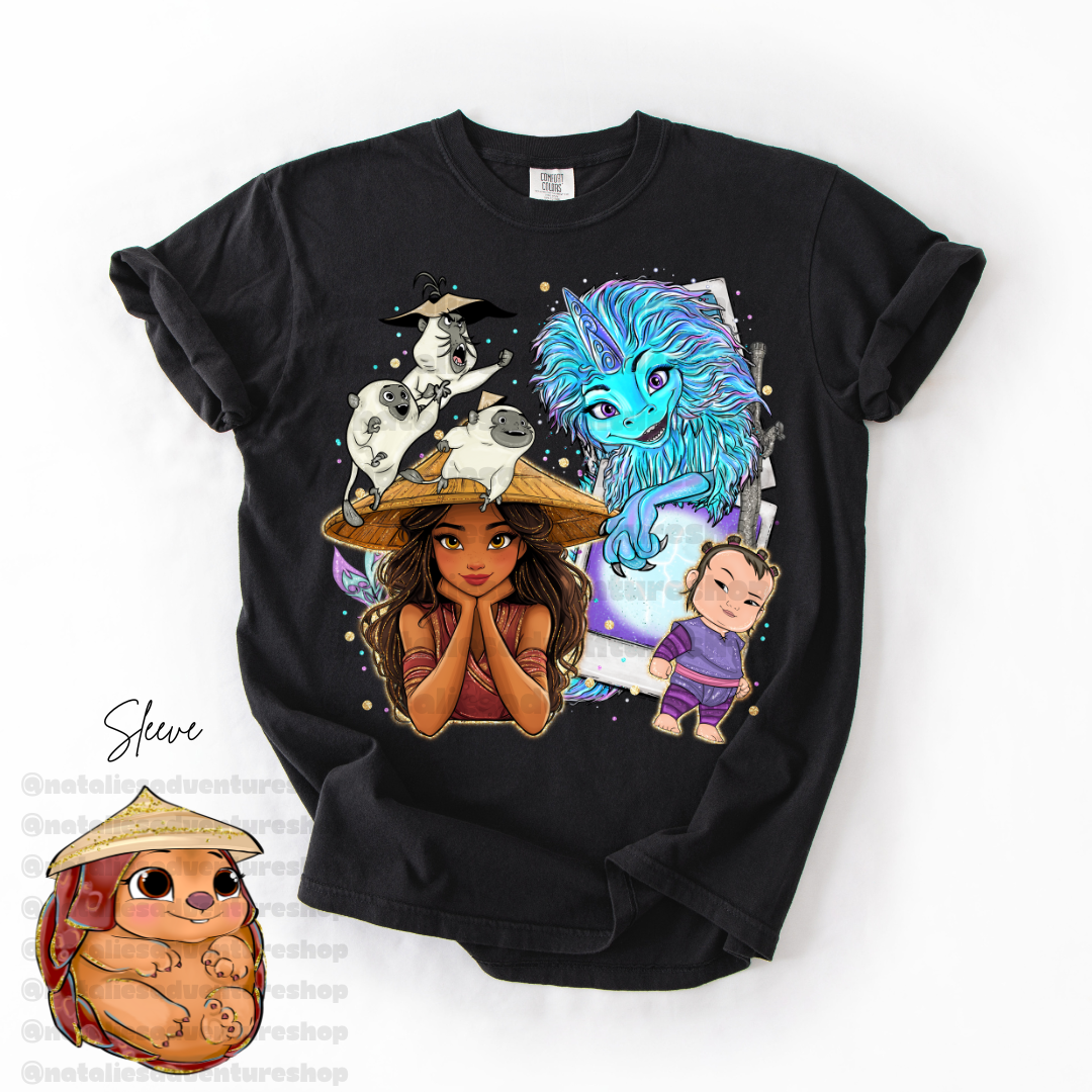 *Pre-Order* Dragon Princess Cartoon T-Shirt (Comfort Colors)