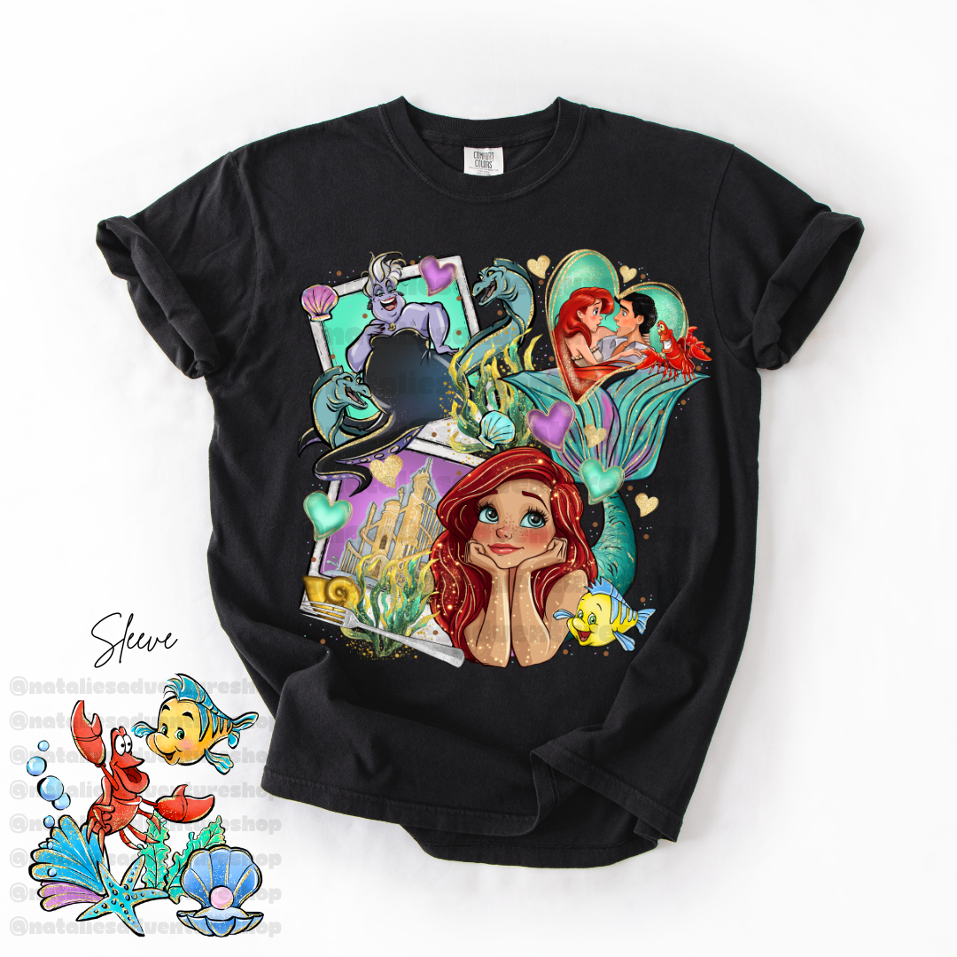 *Pre-Order* Mermaid Cartoon T-Shirt (Comfort Colors)