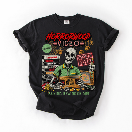 *Pre-Order* HorrorWood Movies T-Shirt (Comfort Colors)